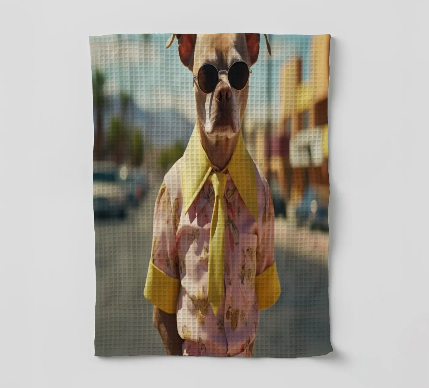 Kyle Geschirrtuch von Affiches Chien Originales – Dogland
