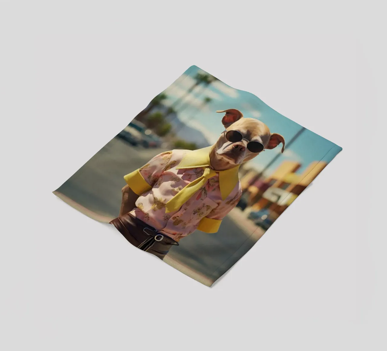 Kyle Fleecedecke von Affiches Chien Originales – Dogland