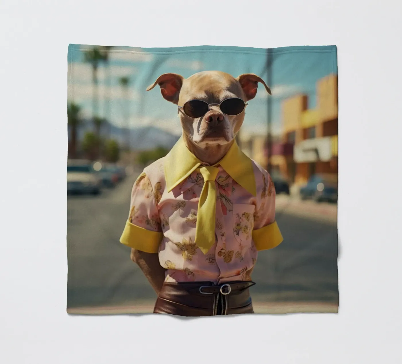 Kyle fleecedeken van Affiches Chien Originales – Dogland