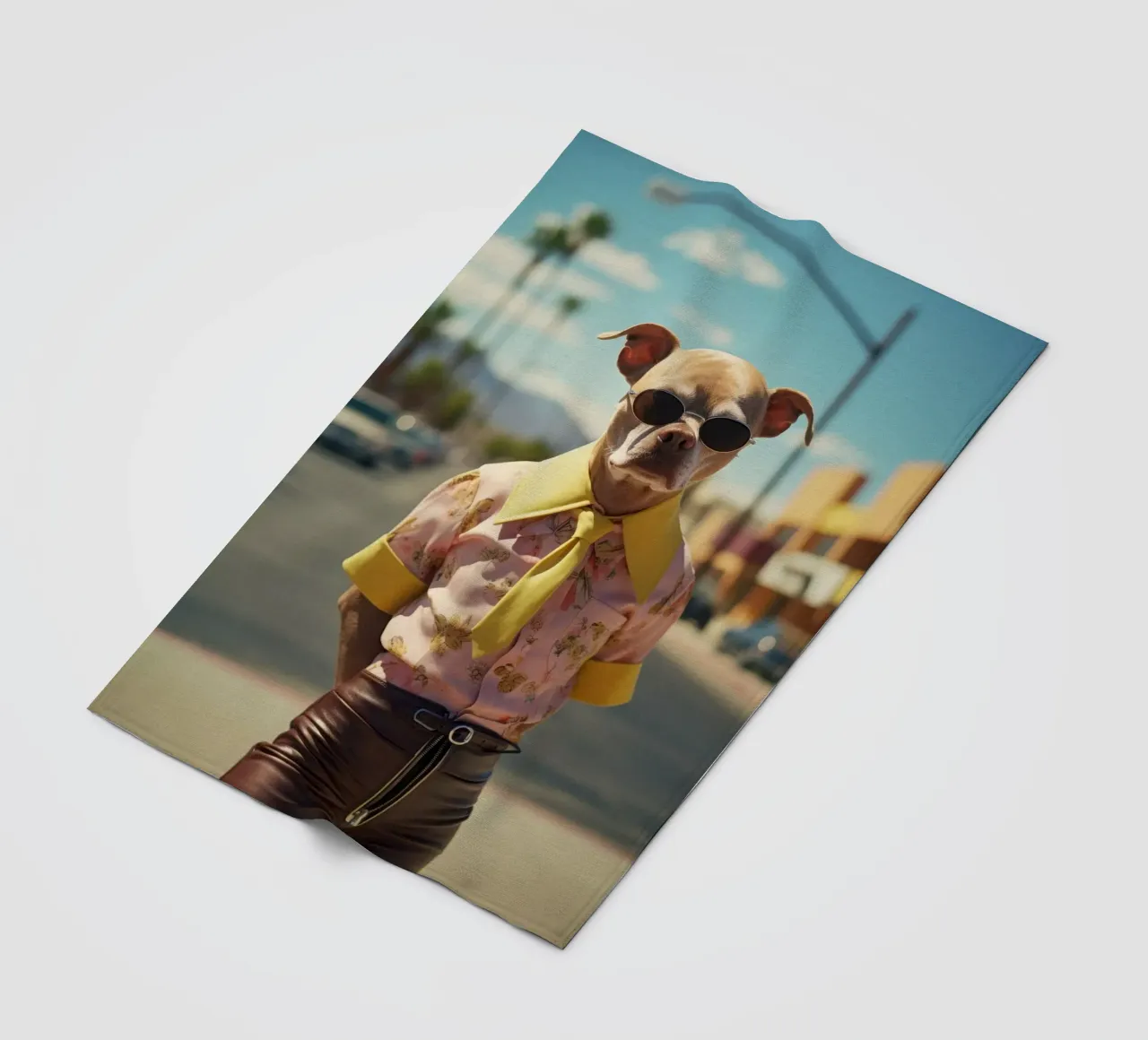 Kyle Fleecedecke von Affiches Chien Originales – Dogland