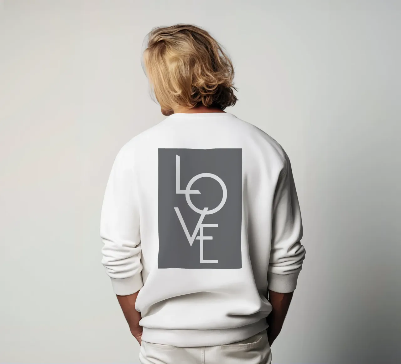 amore grigio felpa da Deemoll