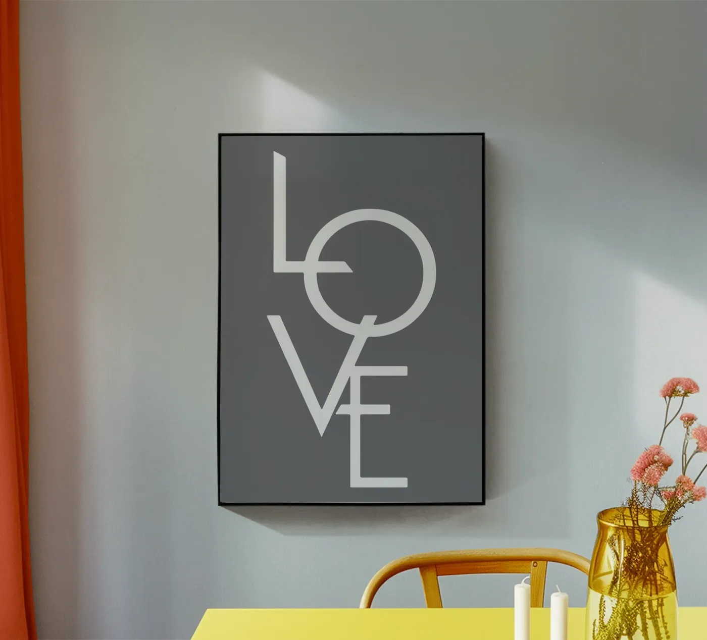 amore grigio plexiglass da Deemoll