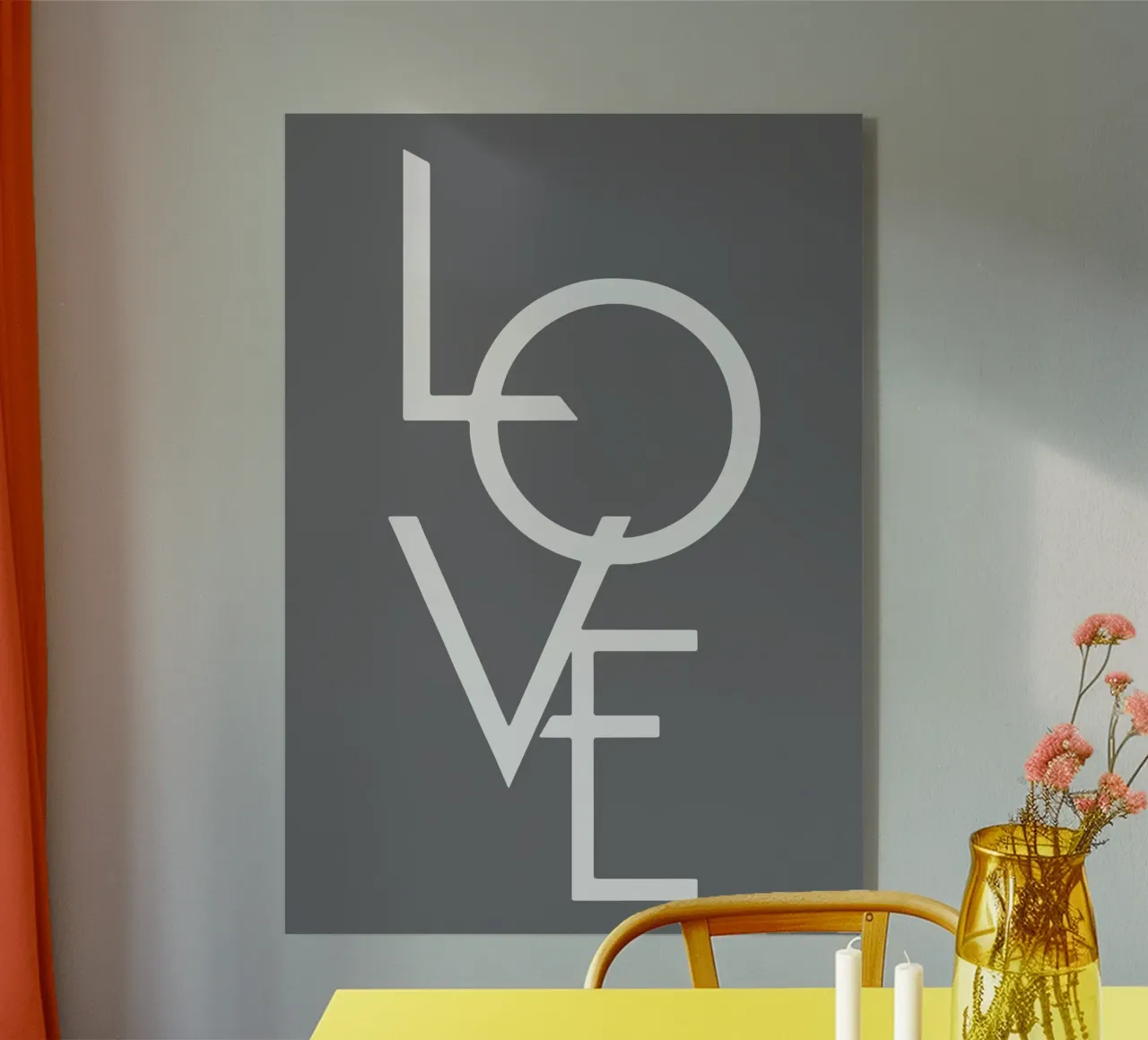 amore grigio plexiglass da Deemoll