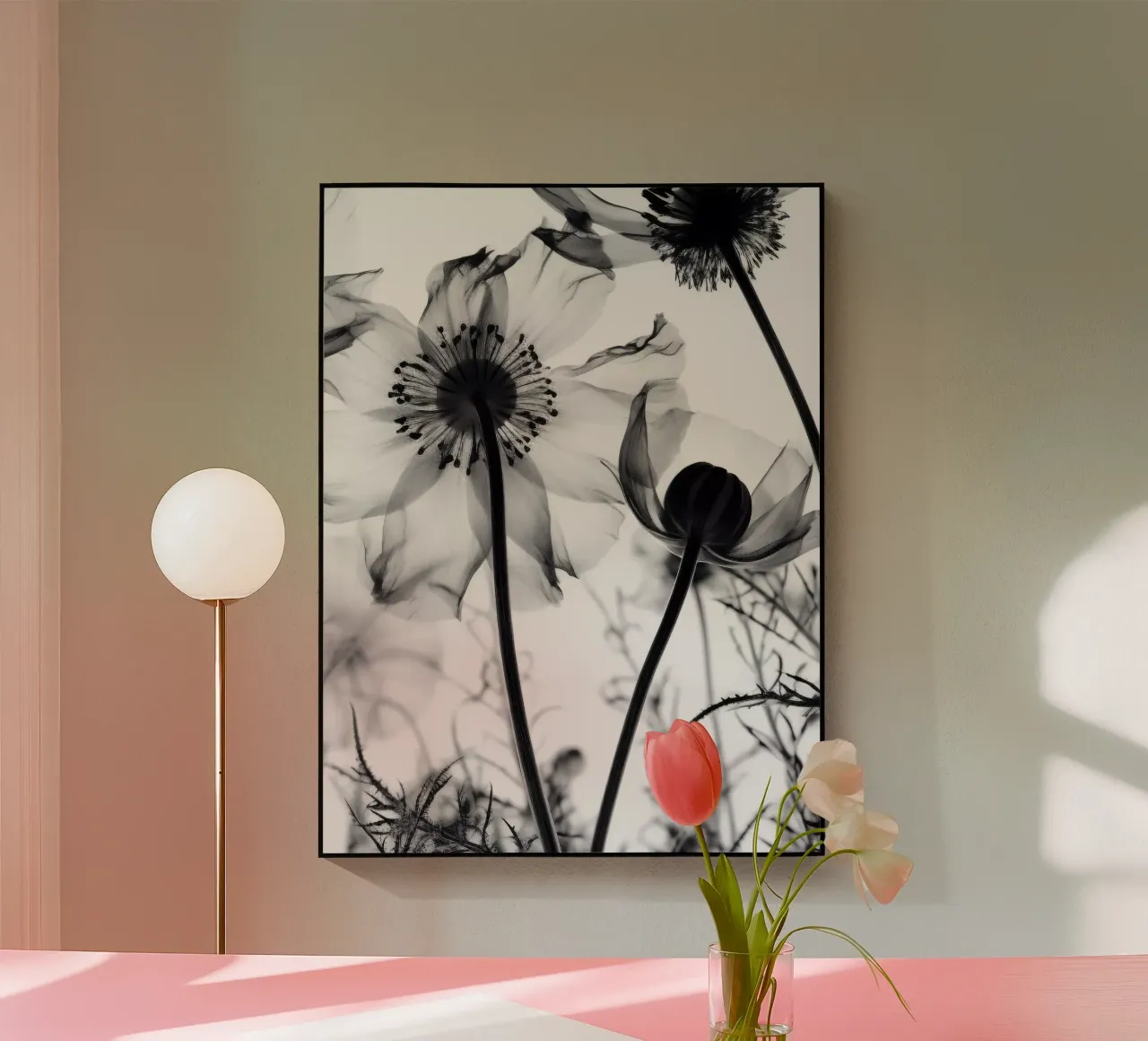 Flowers plexiglass da Artsy Bessy