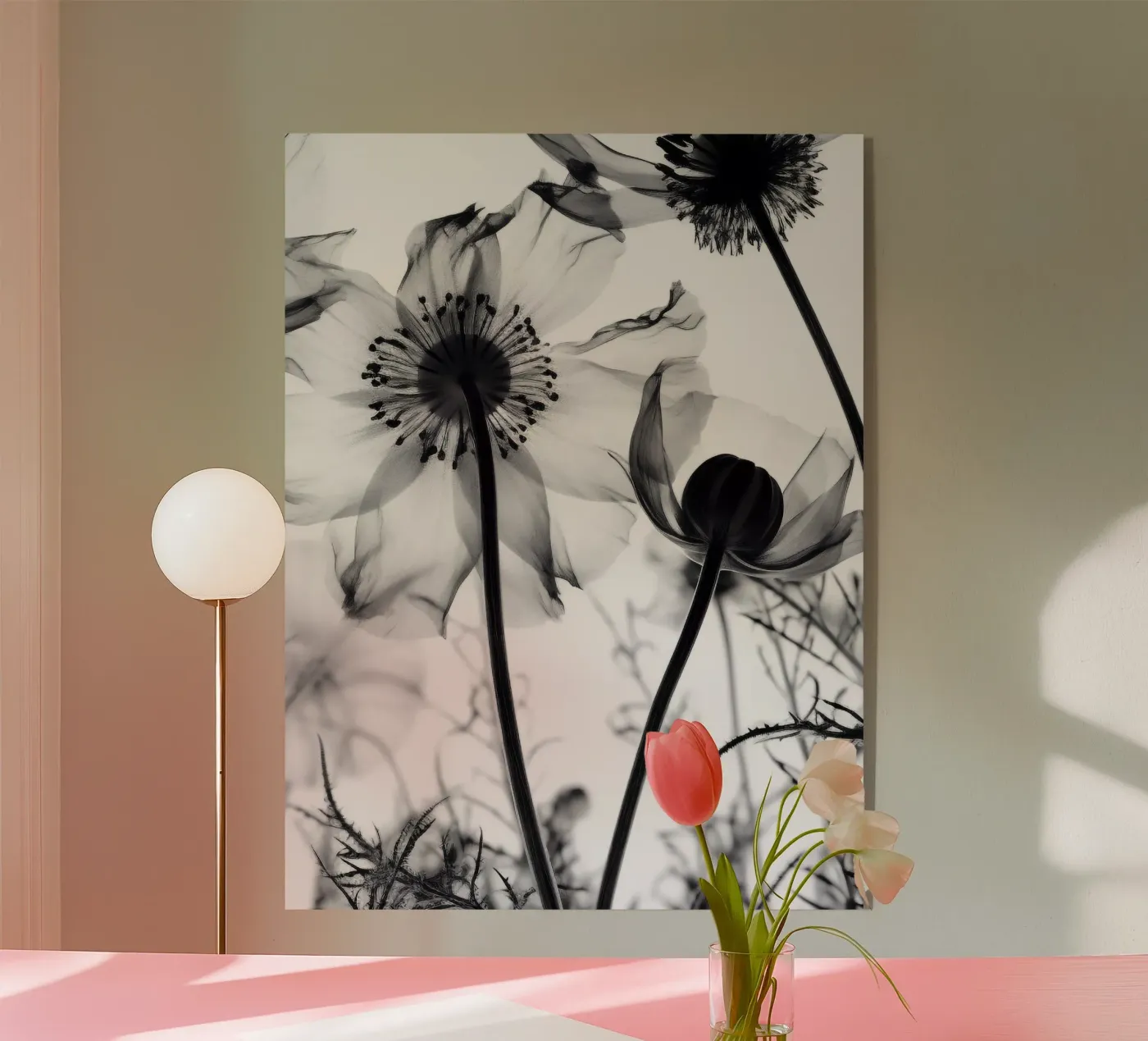 Flowers plexiglas de Artsy Bessy