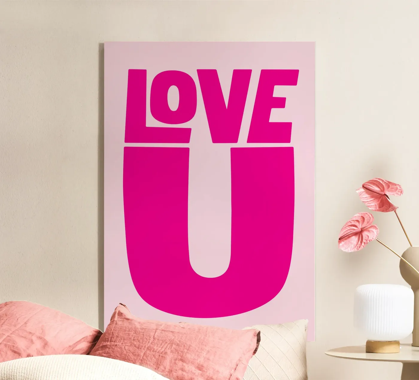 Love u plexiglas de Deemoll
