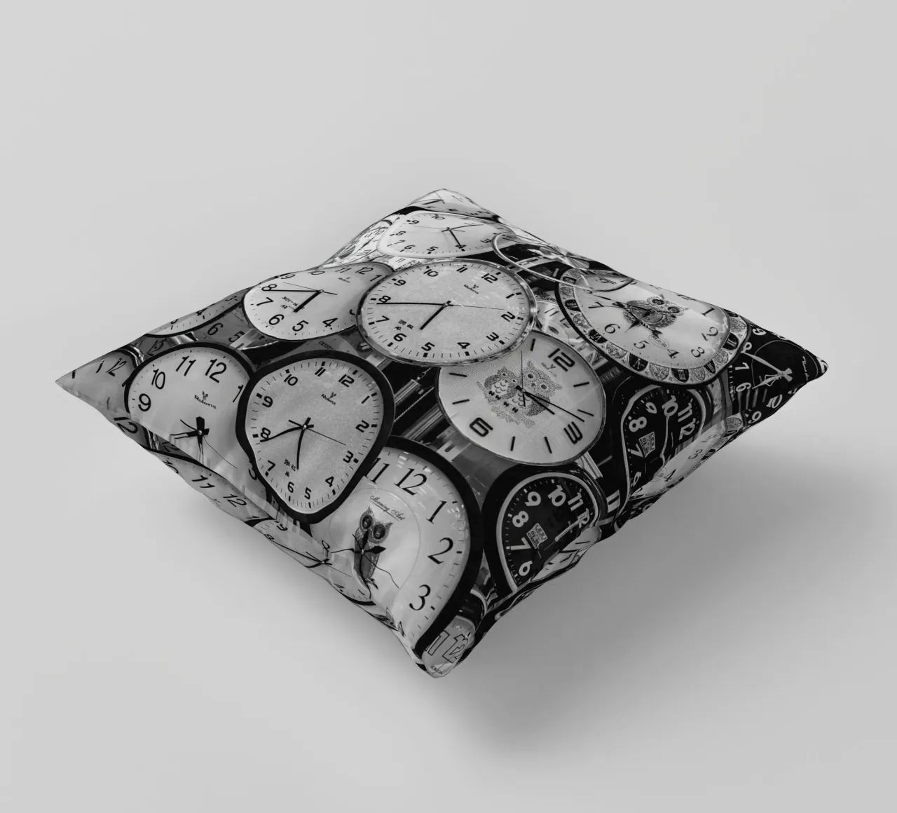 TIME IS RUNNING cuscino da BAWA