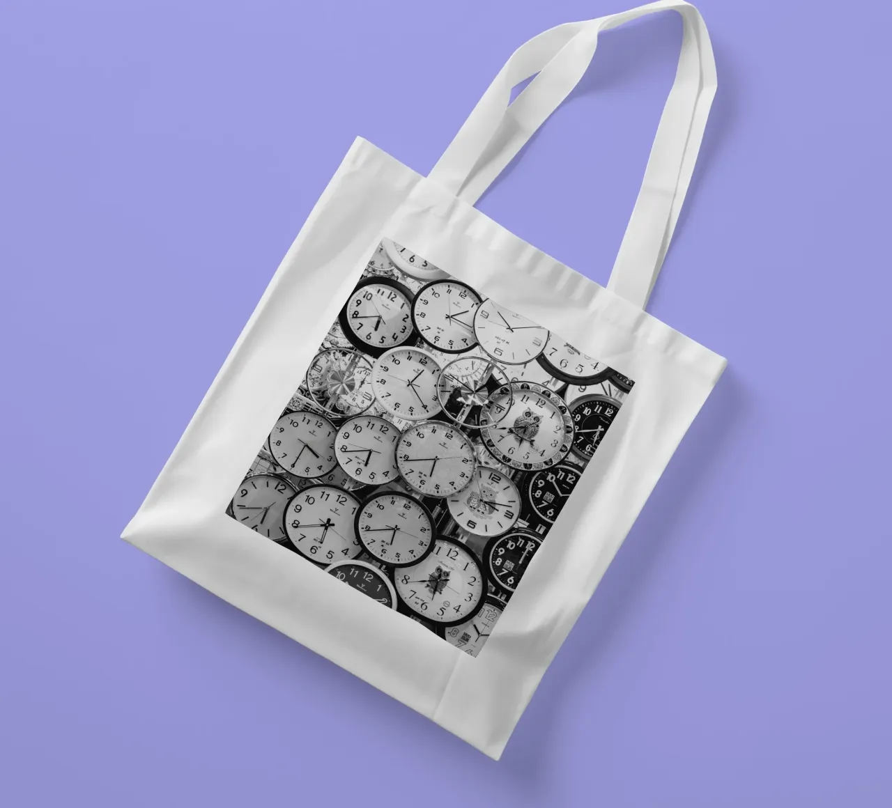 TIME IS RUNNING borsa in juta da BAWA