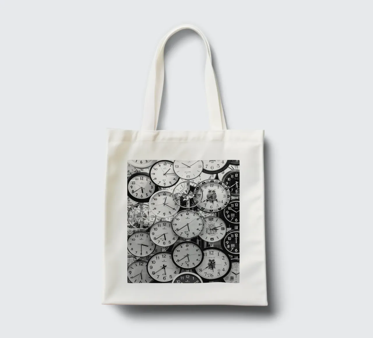 TIME IS RUNNING borsa in juta da BAWA