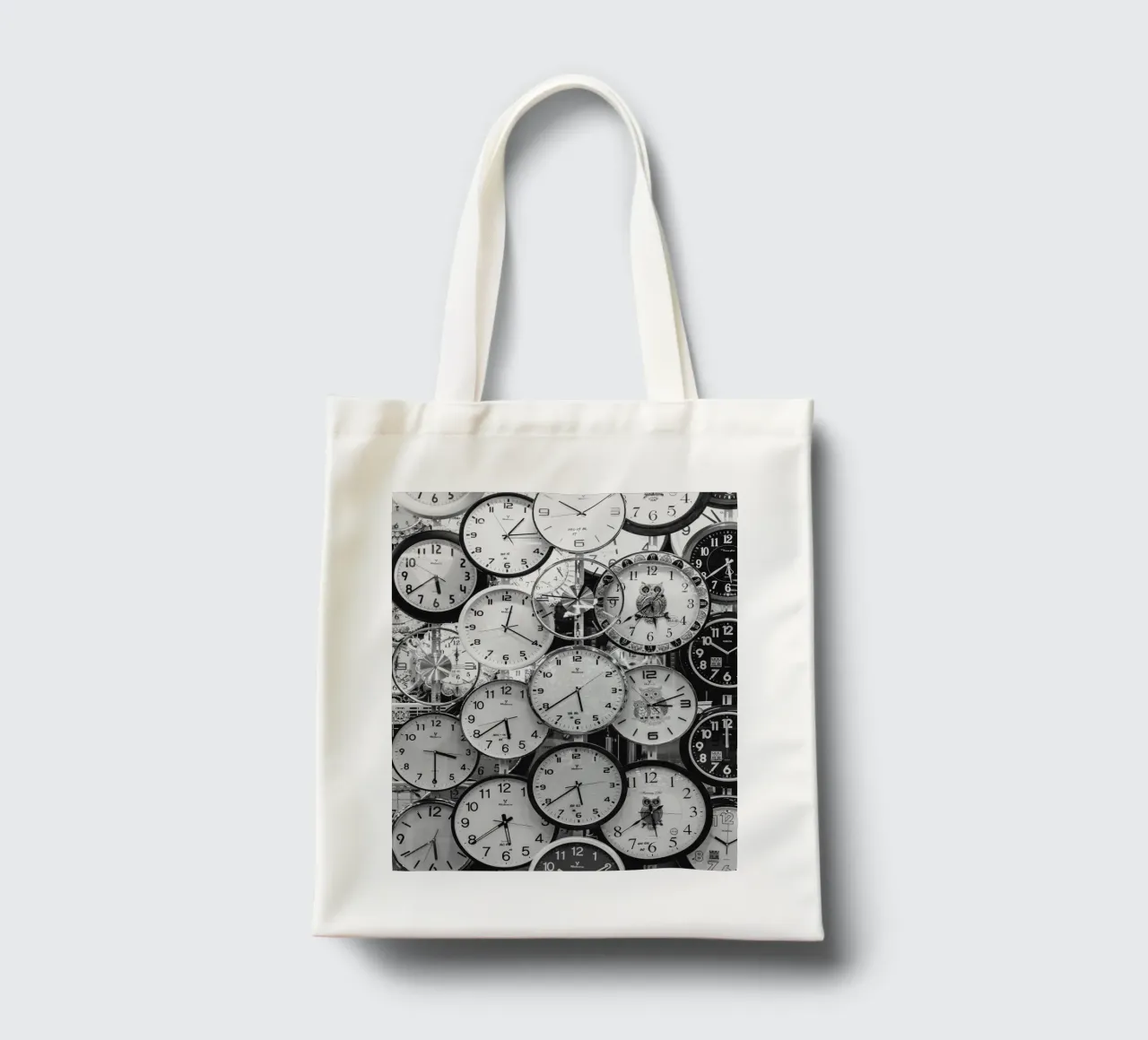 TIME IS RUNNING borsa in juta da BAWA