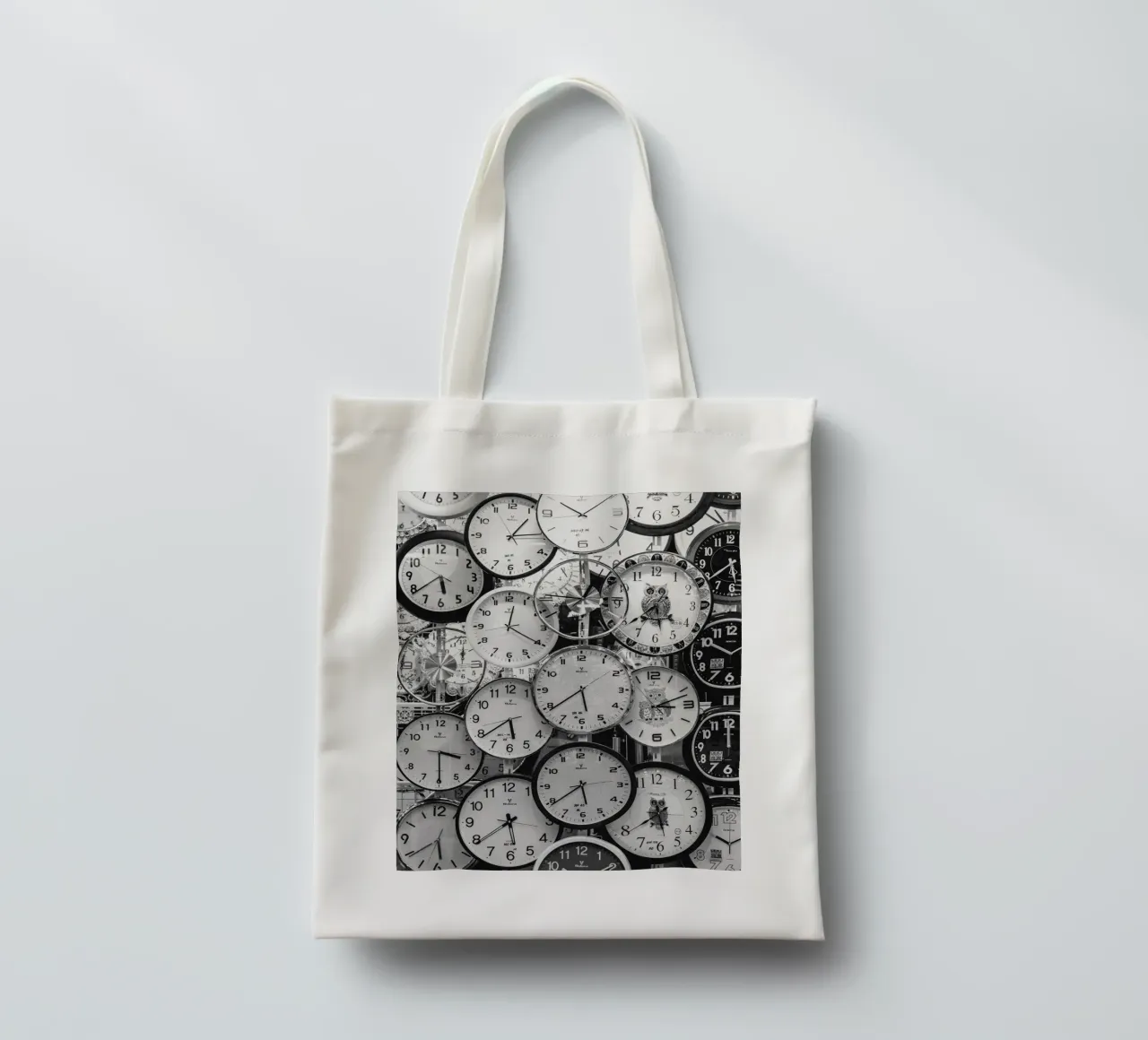 TIME IS RUNNING borsa in juta da BAWA