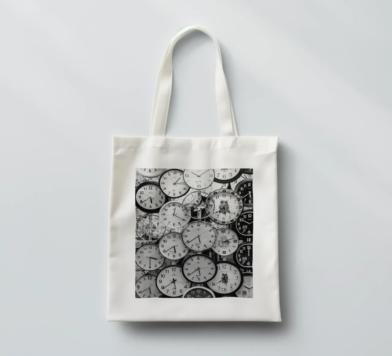 TIME IS RUNNING borsa in juta da BAWA