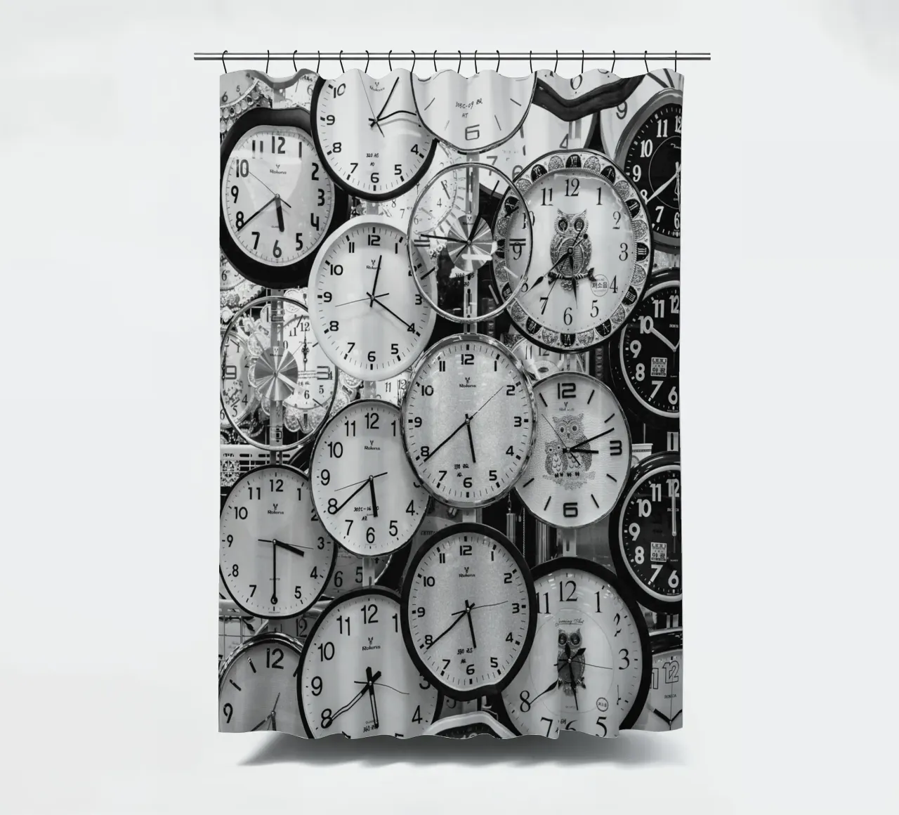 TIME IS RUNNING tenda da doccia da BAWA