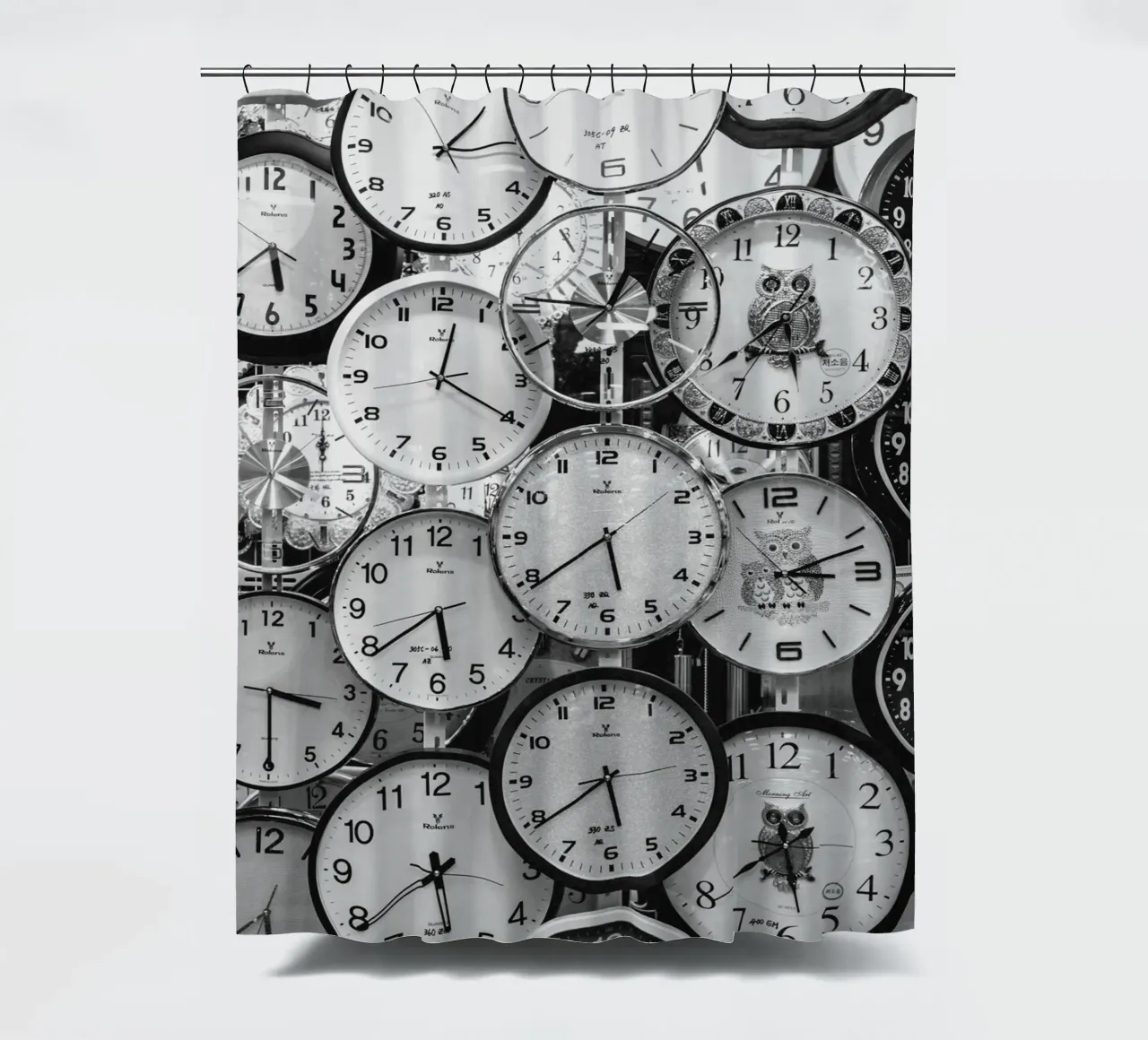 TIME IS RUNNING tenda da doccia da BAWA