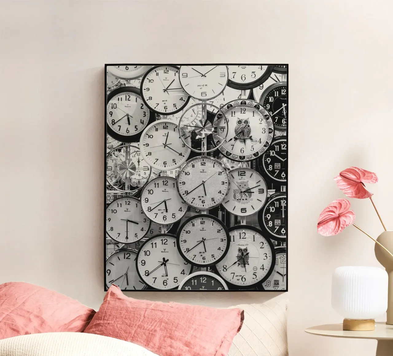 TIME IS RUNNING plexiglass da BAWA