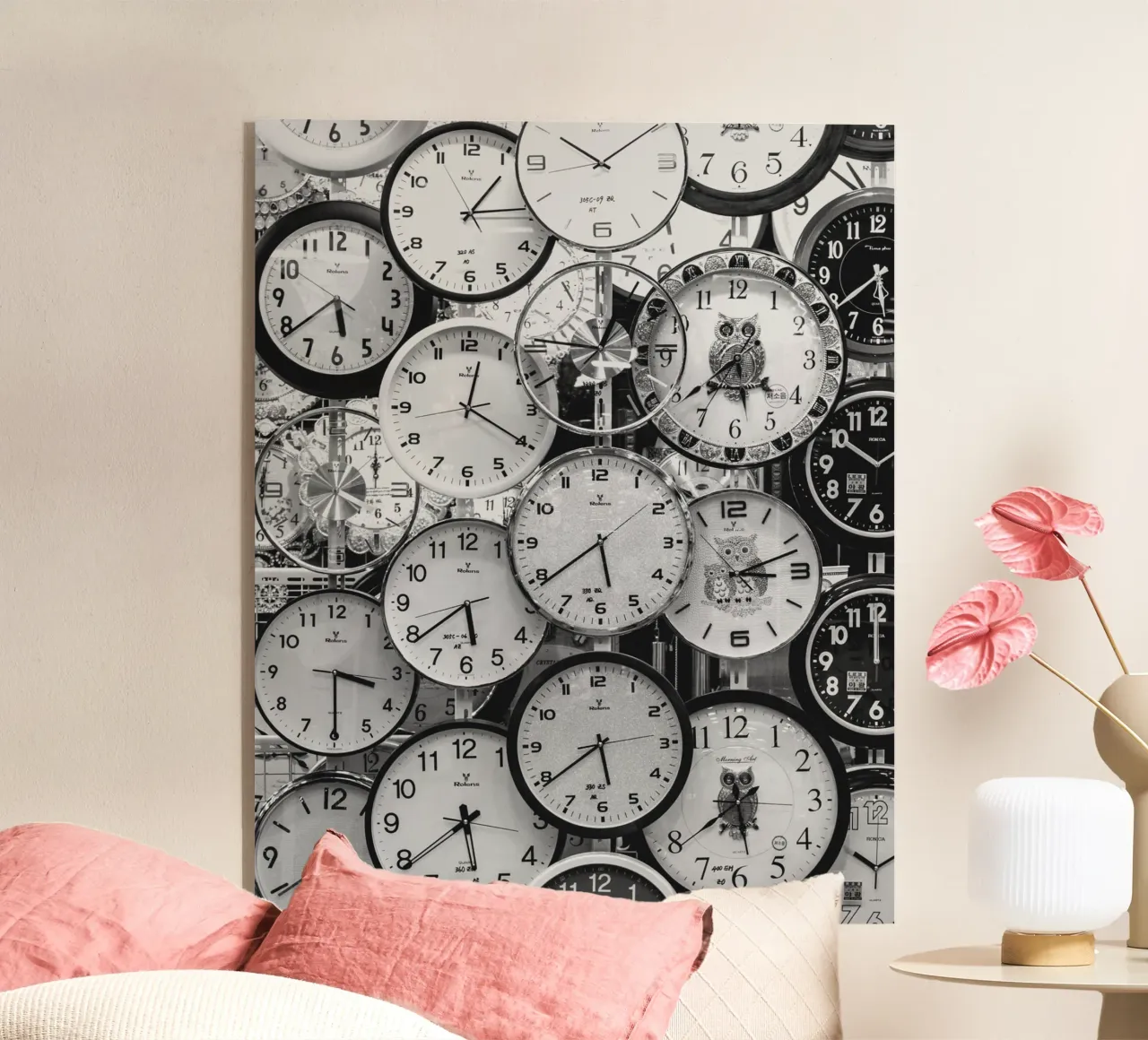 TIME IS RUNNING plexiglass da BAWA