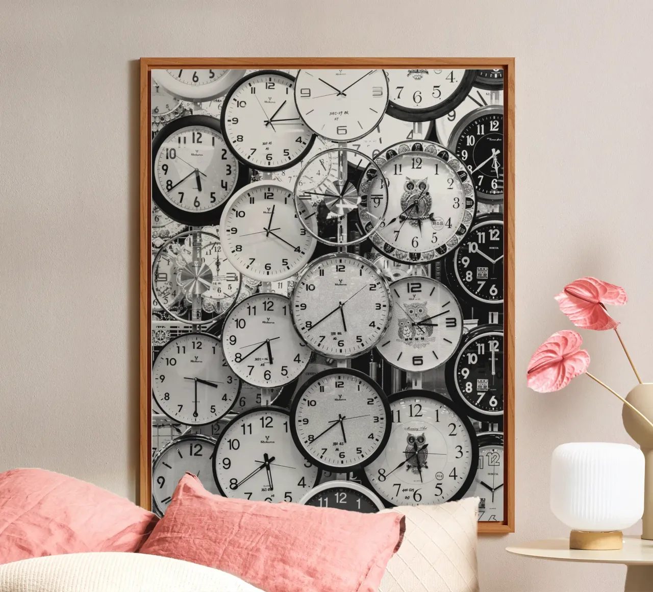 TIME IS RUNNING alluminio dibond da BAWA