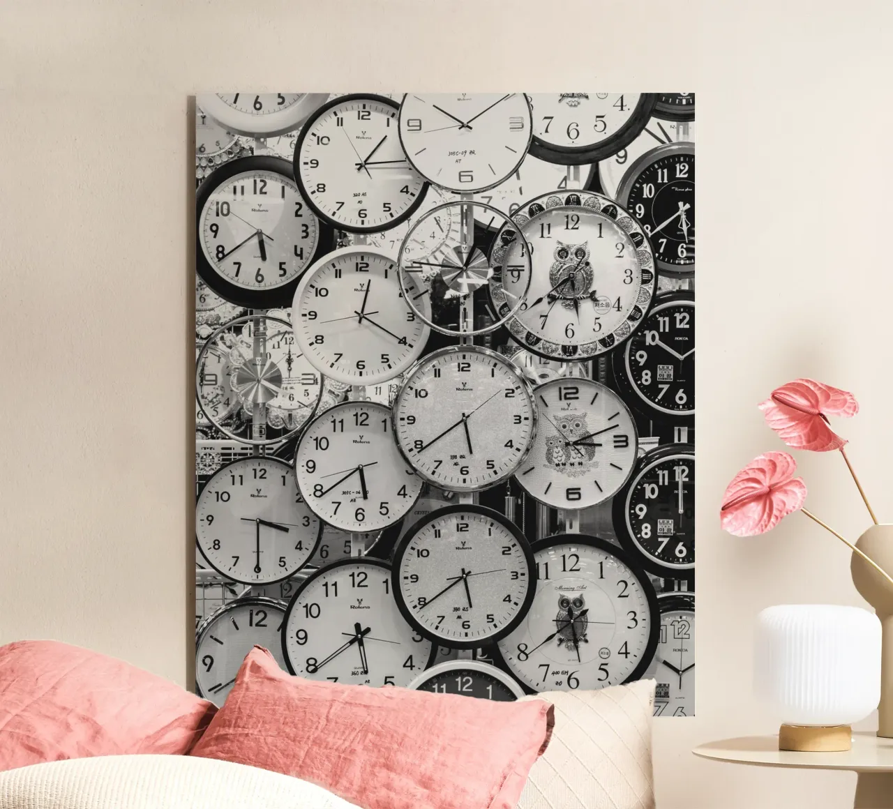 TIME IS RUNNING alluminio dibond da BAWA