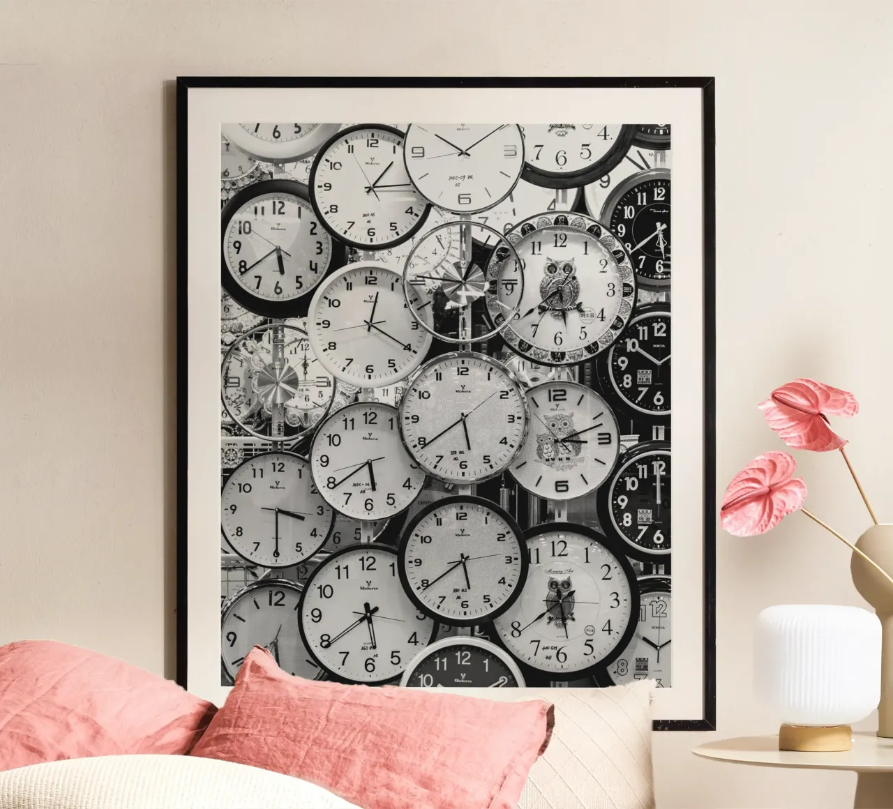 TIME IS RUNNING poster da BAWA