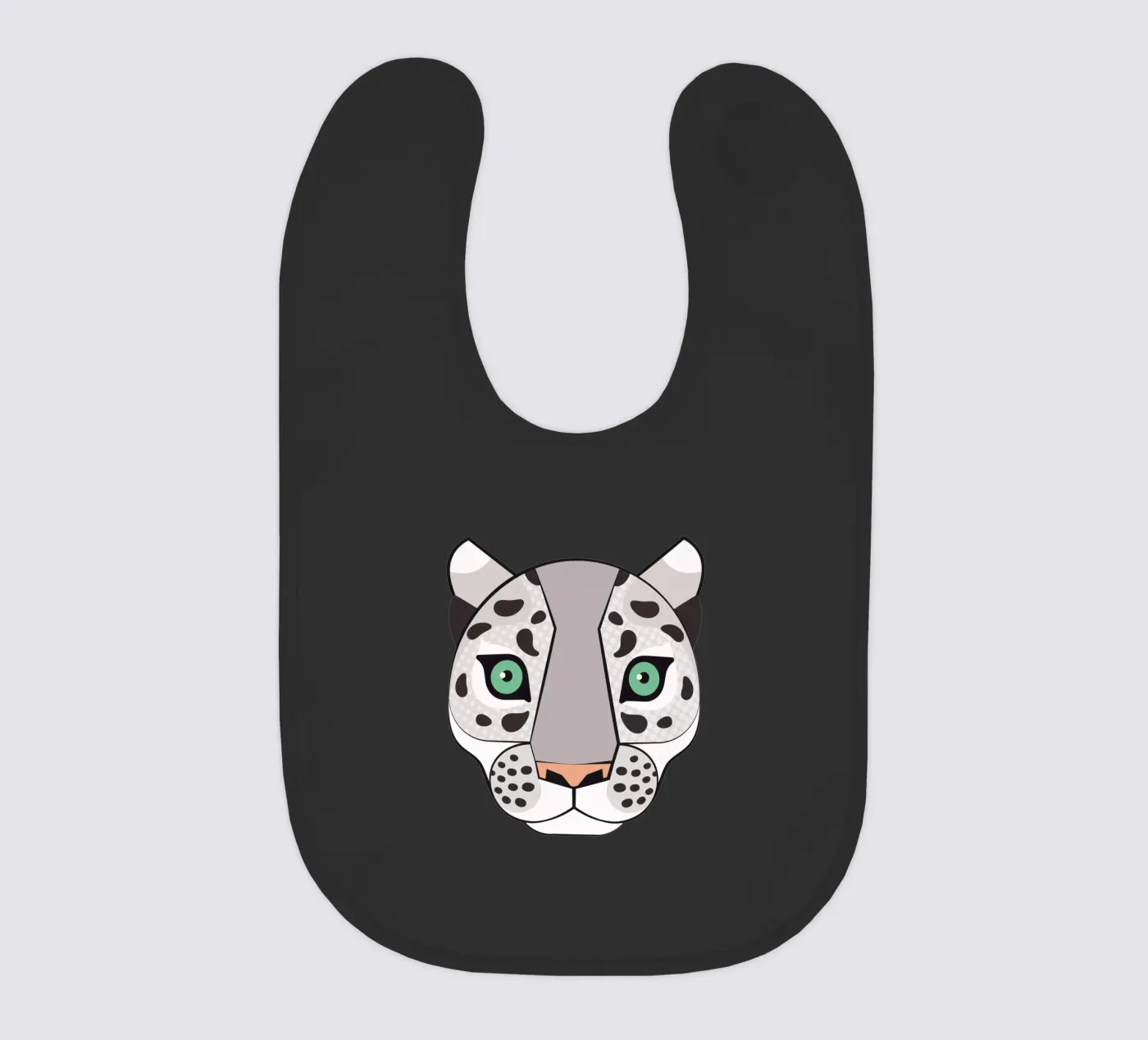 Snow Leopard Babylätzchen von Lidia Blomgren