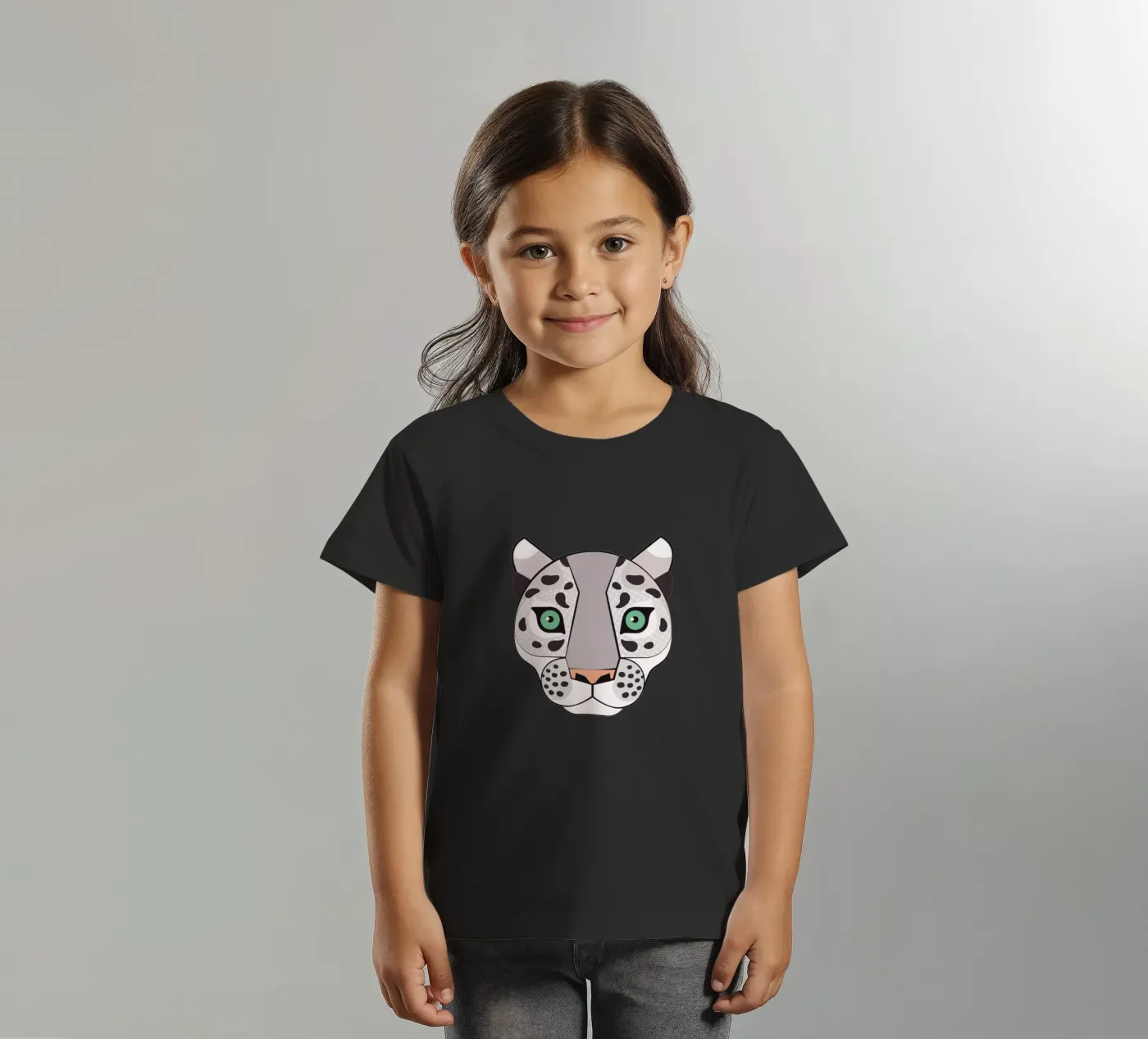 Snow Leopard t-shirt bambini da Lidia Blomgren