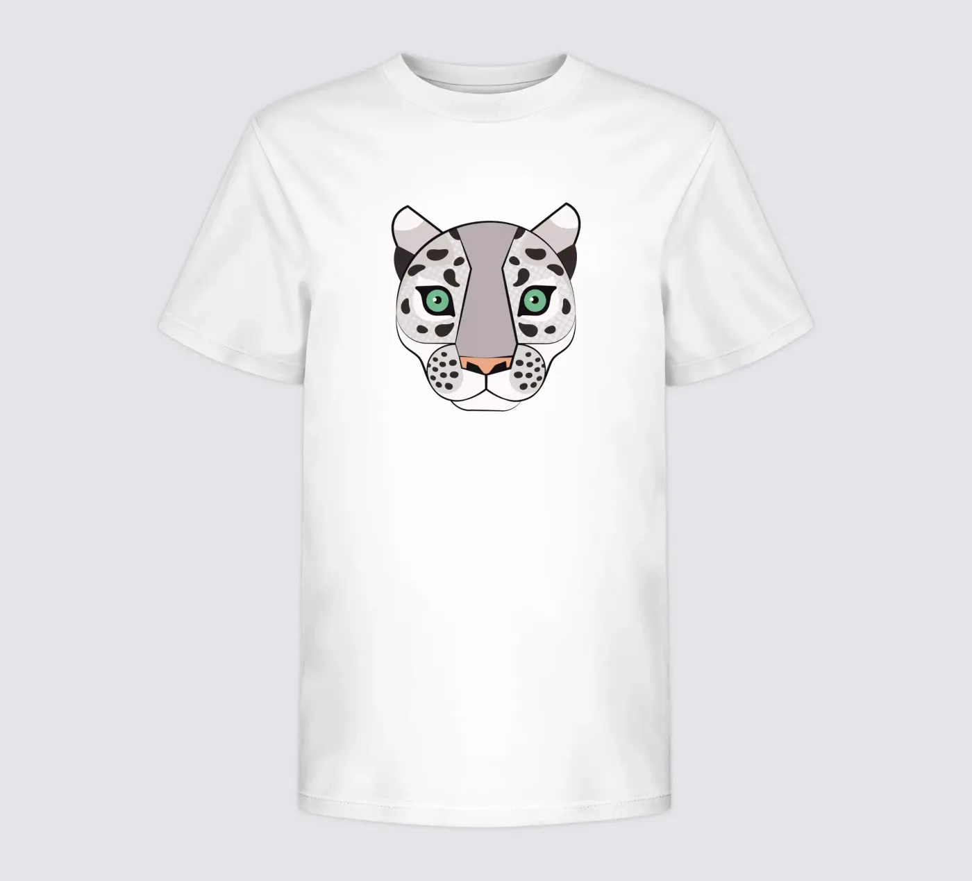 Snow Leopard kinder t-shirt van Lidia Blomgren