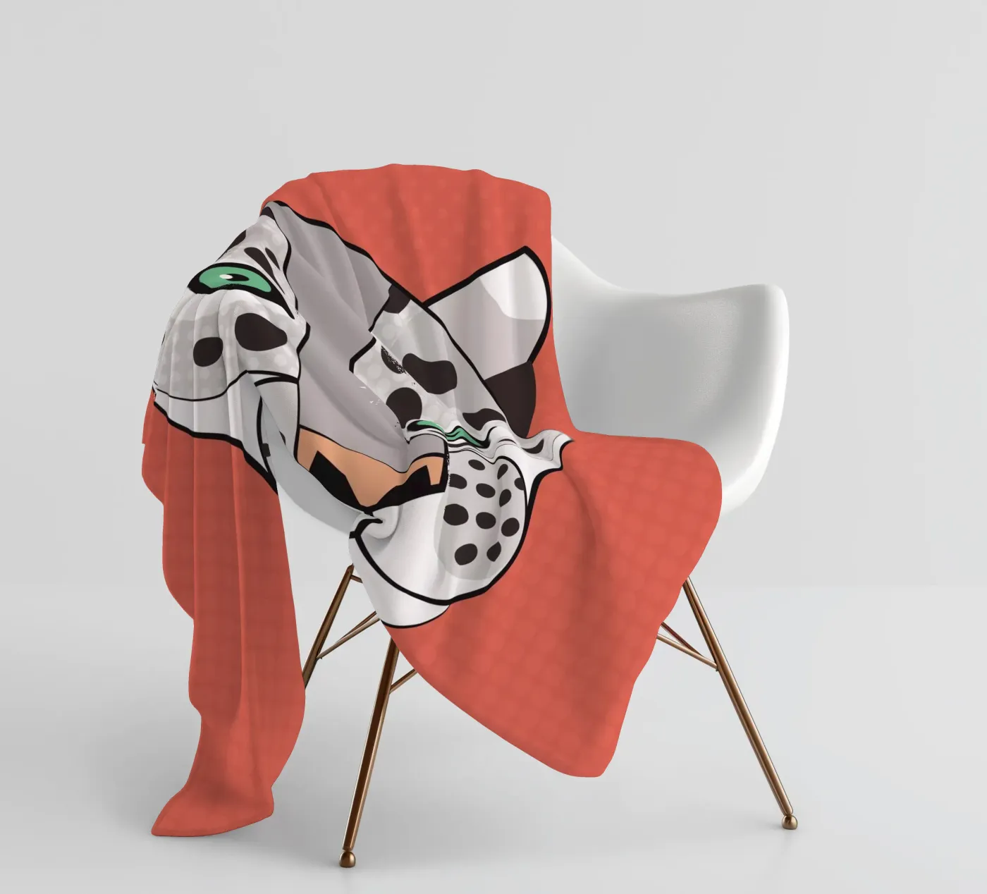 Snow Leopard Fleecedecke von Lidia Blomgren
