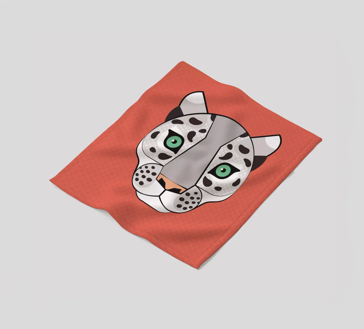 Snow Leopard Fleecedecke von Lidia Blomgren