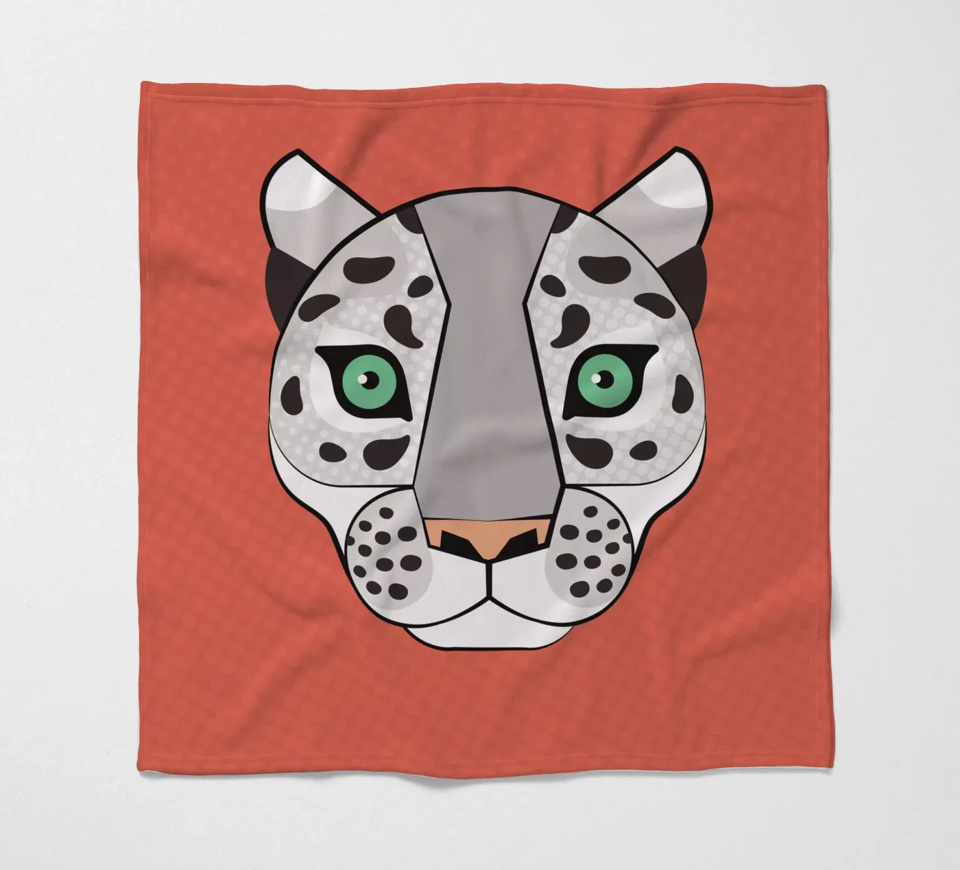 Snow Leopard Fleecedecke von Lidia Blomgren