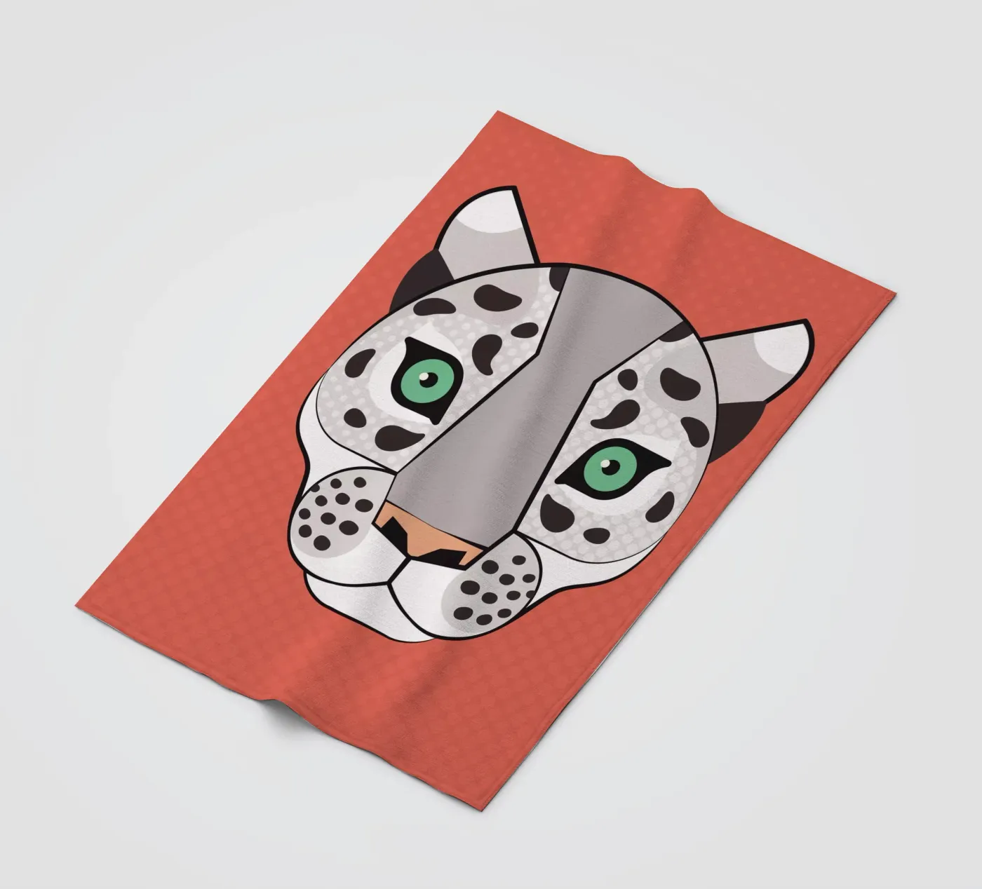 Snow Leopard Fleecedecke von Lidia Blomgren