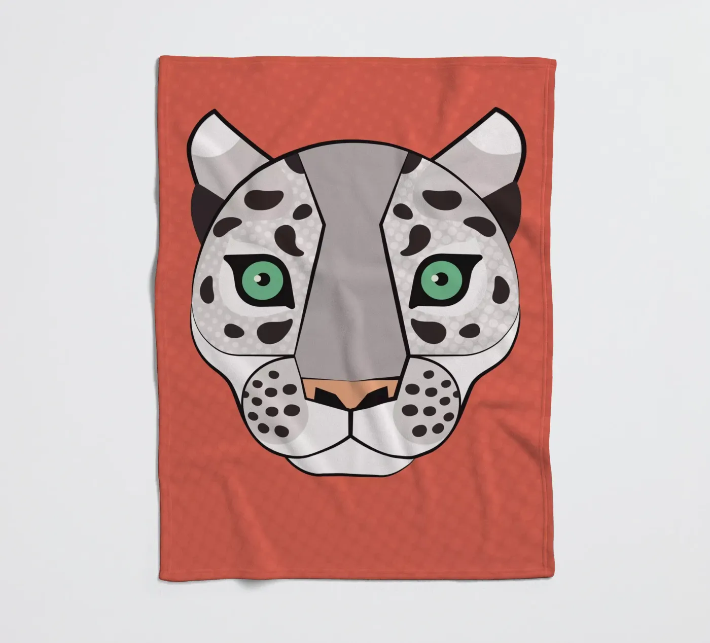 Snow Leopard Fleecedecke von Lidia Blomgren