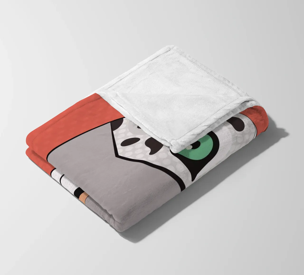 Snow Leopard coperta in pile da Lidia Blomgren