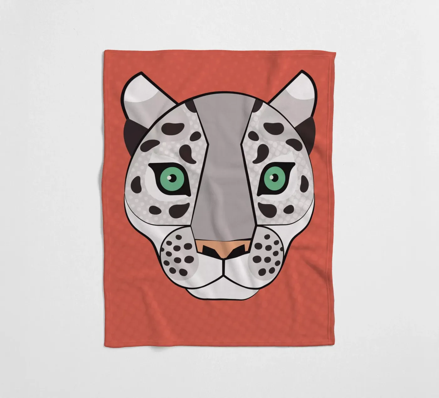 Snow Leopard Fleecedecke von Lidia Blomgren