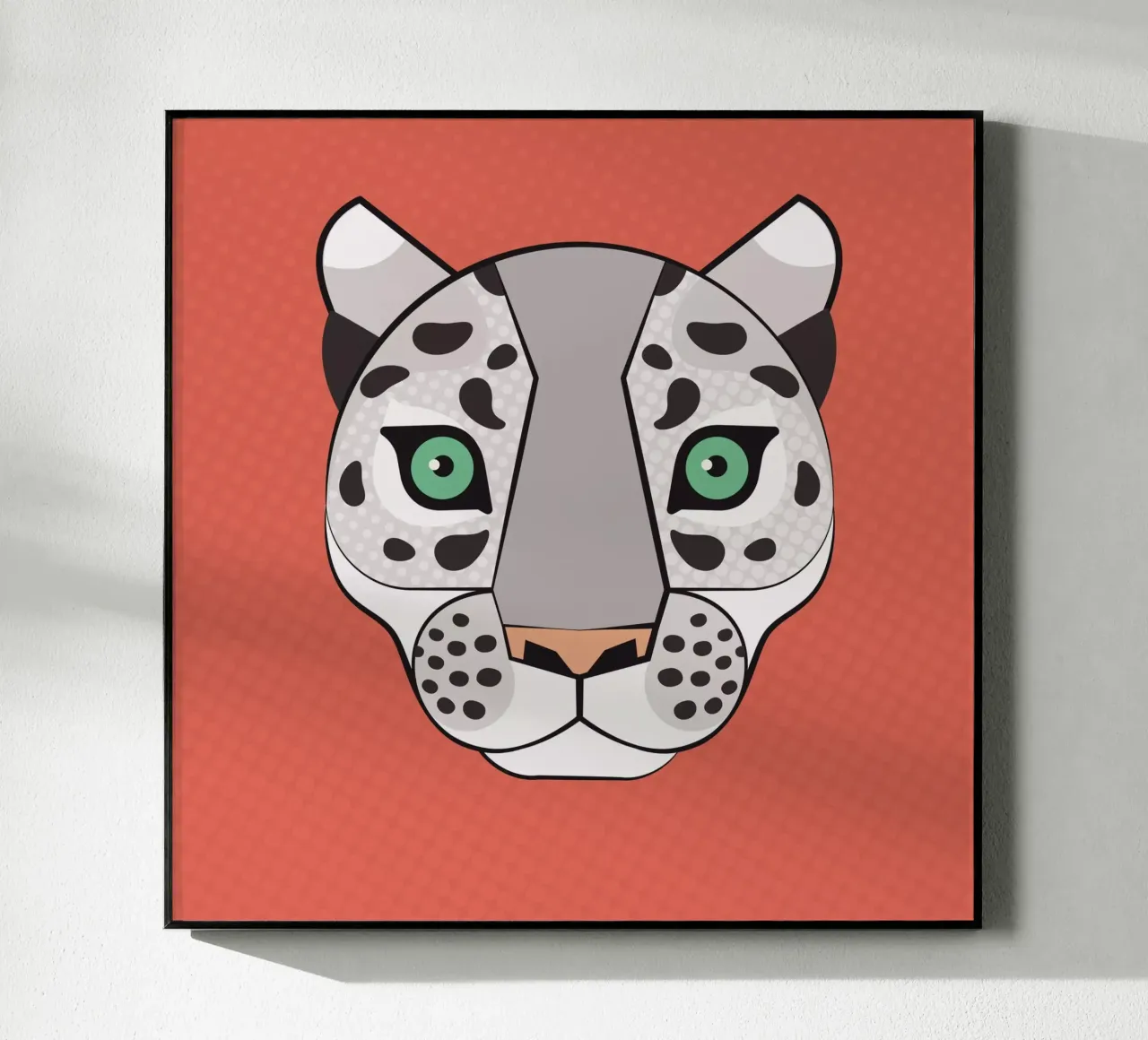 Snow Leopard plexiglass da Lidia Blomgren