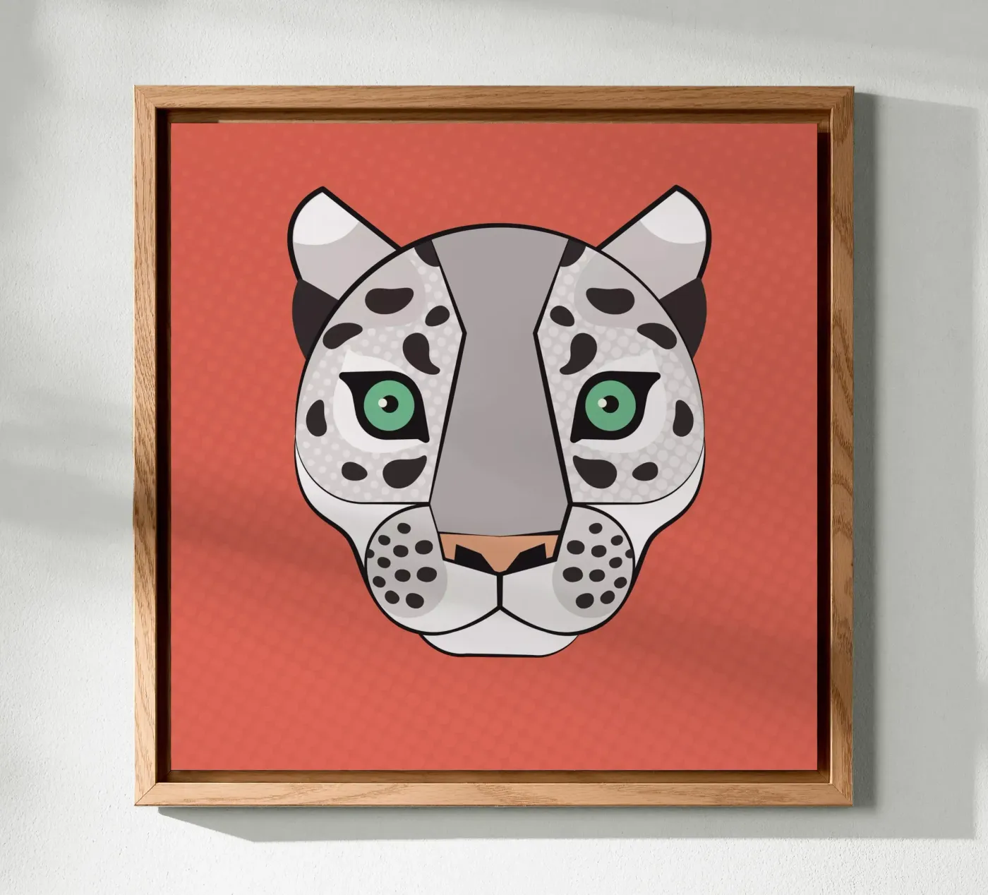 Snow Leopard pannello forex da Lidia Blomgren