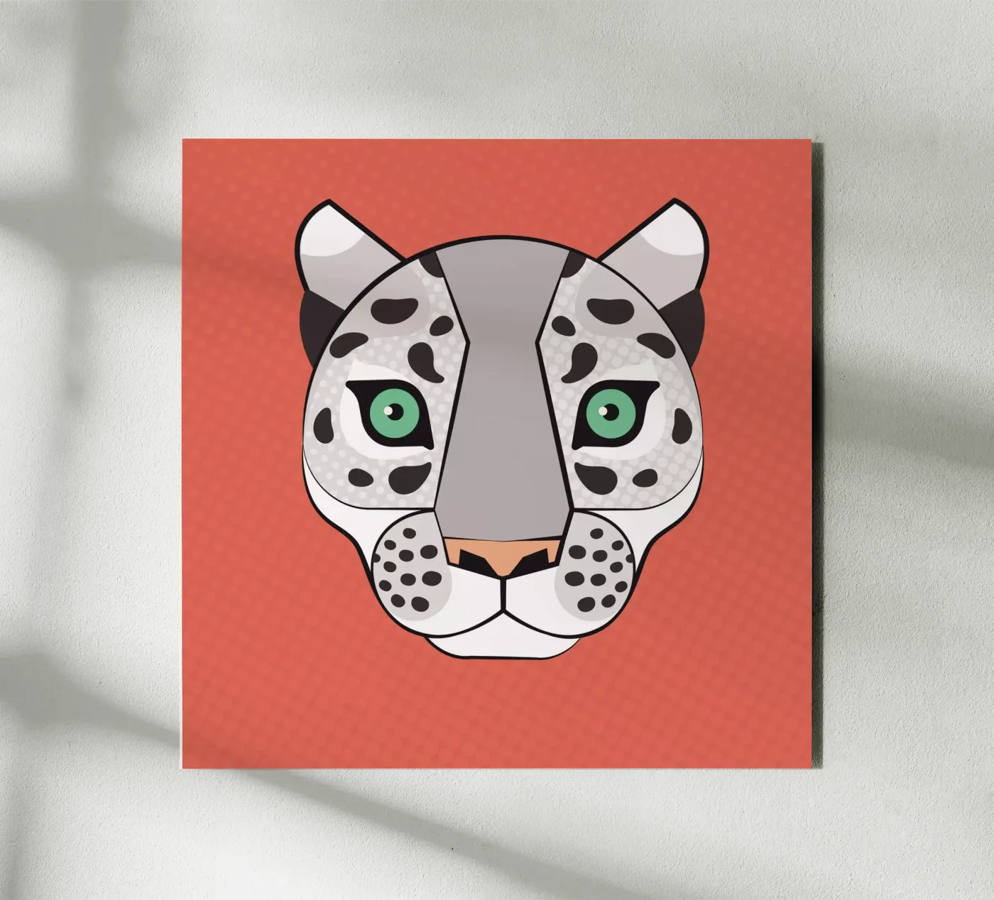 Snow Leopard pannello forex da Lidia Blomgren