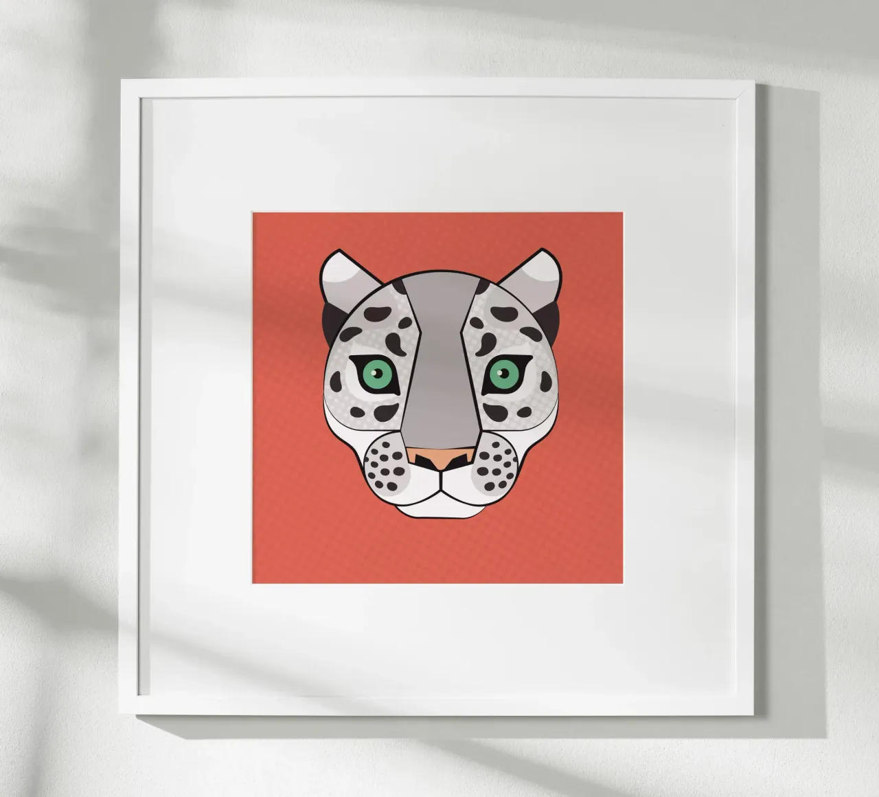 Snow Leopard poster da Lidia Blomgren