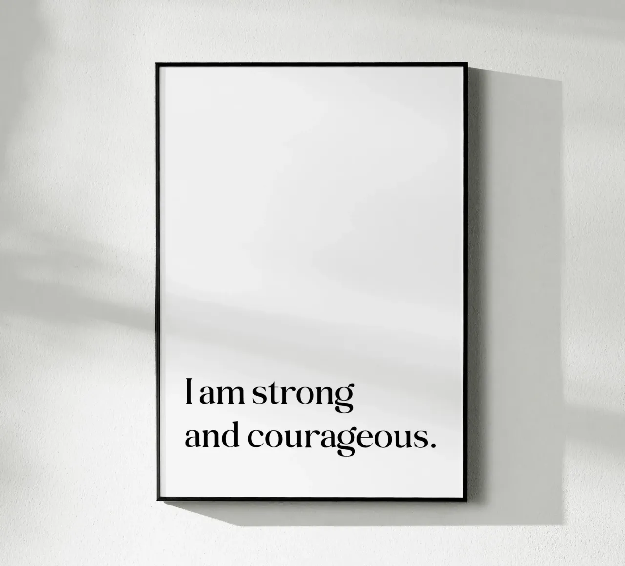 Sono forte e coraggioso plexiglass da SPIRIIT