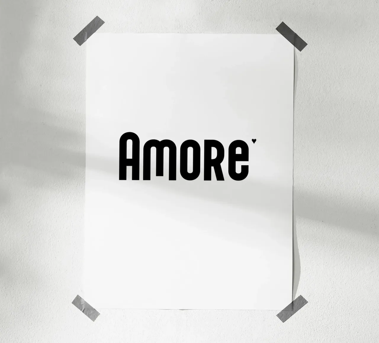 Amore poster da typolover