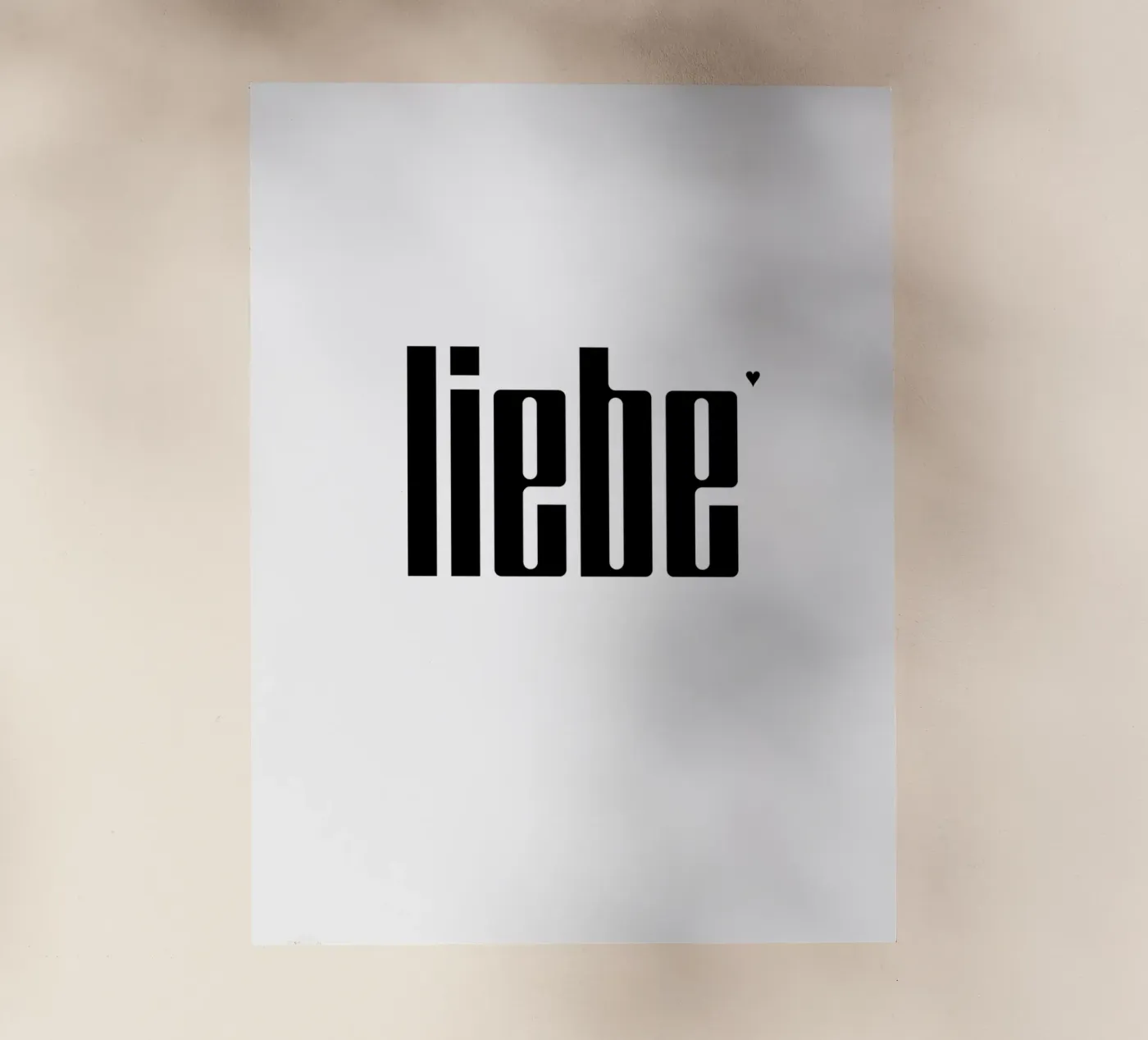 Liebe pellicola backlit da typolover