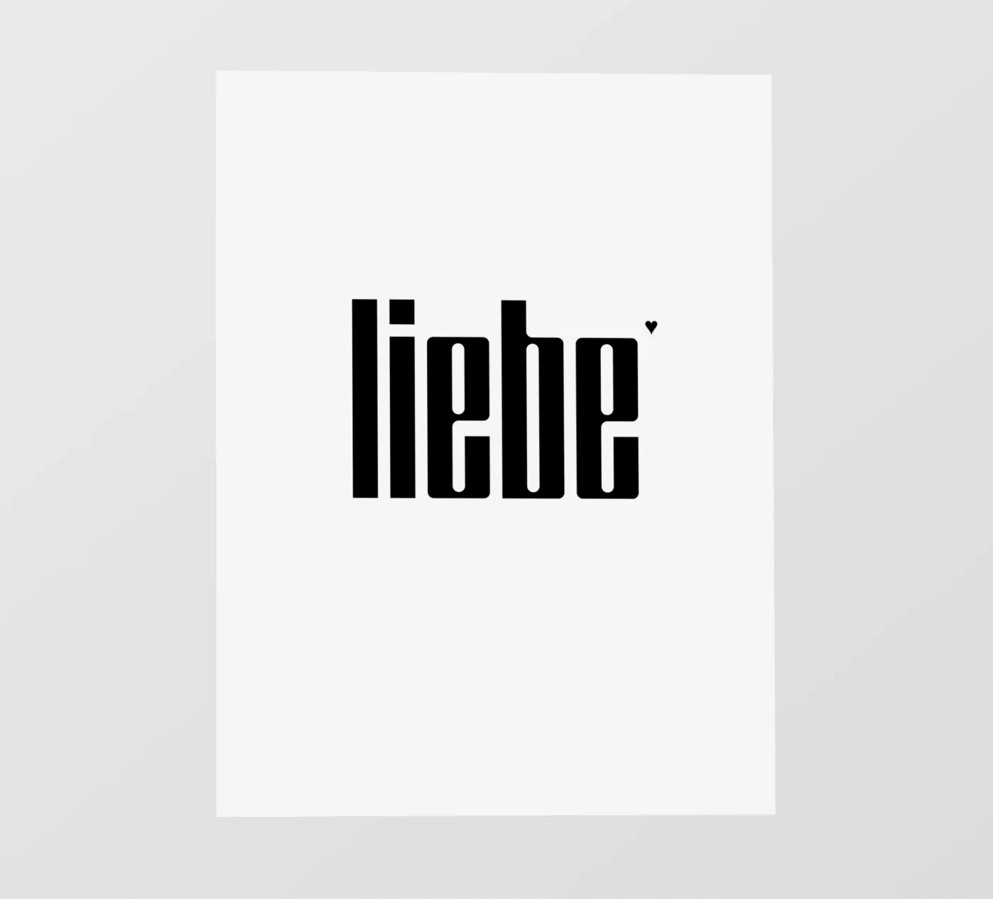 Liebe pellicola backlit da typolover