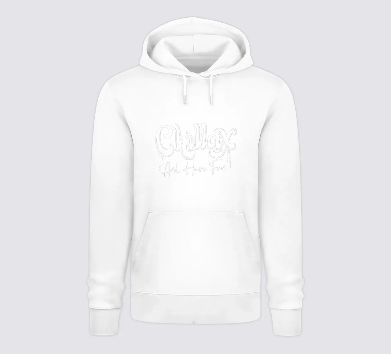Rilassarsi e divertirsi. Chillax felpa con cappuccio da CalliLetters