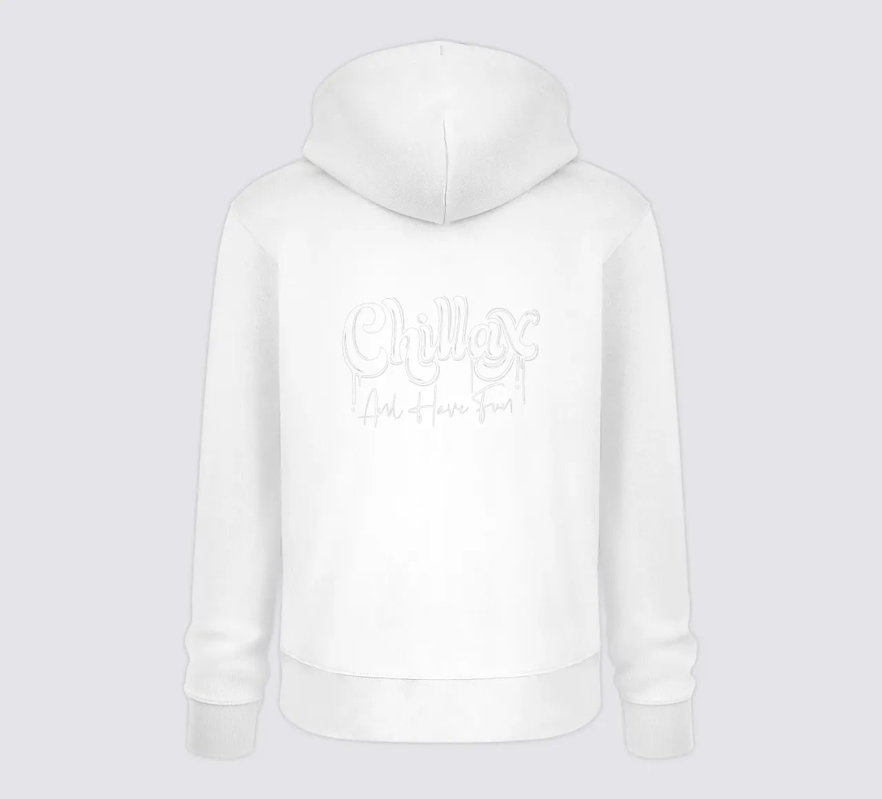 Rilassarsi e divertirsi. Chillax felpa con cappuccio da CalliLetters