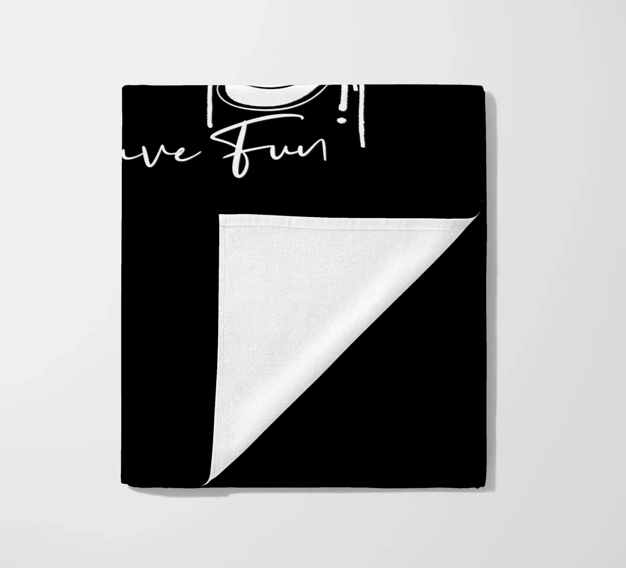 Chill and have Fun. Chillax beach towel by CalliLetters