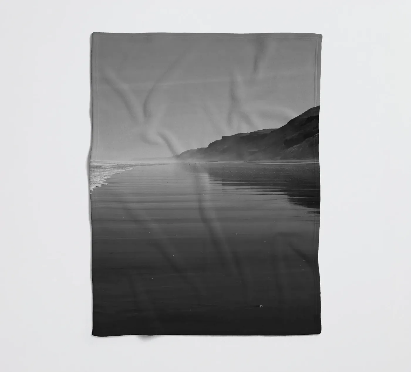 BEACH fleece blanket by BAWA