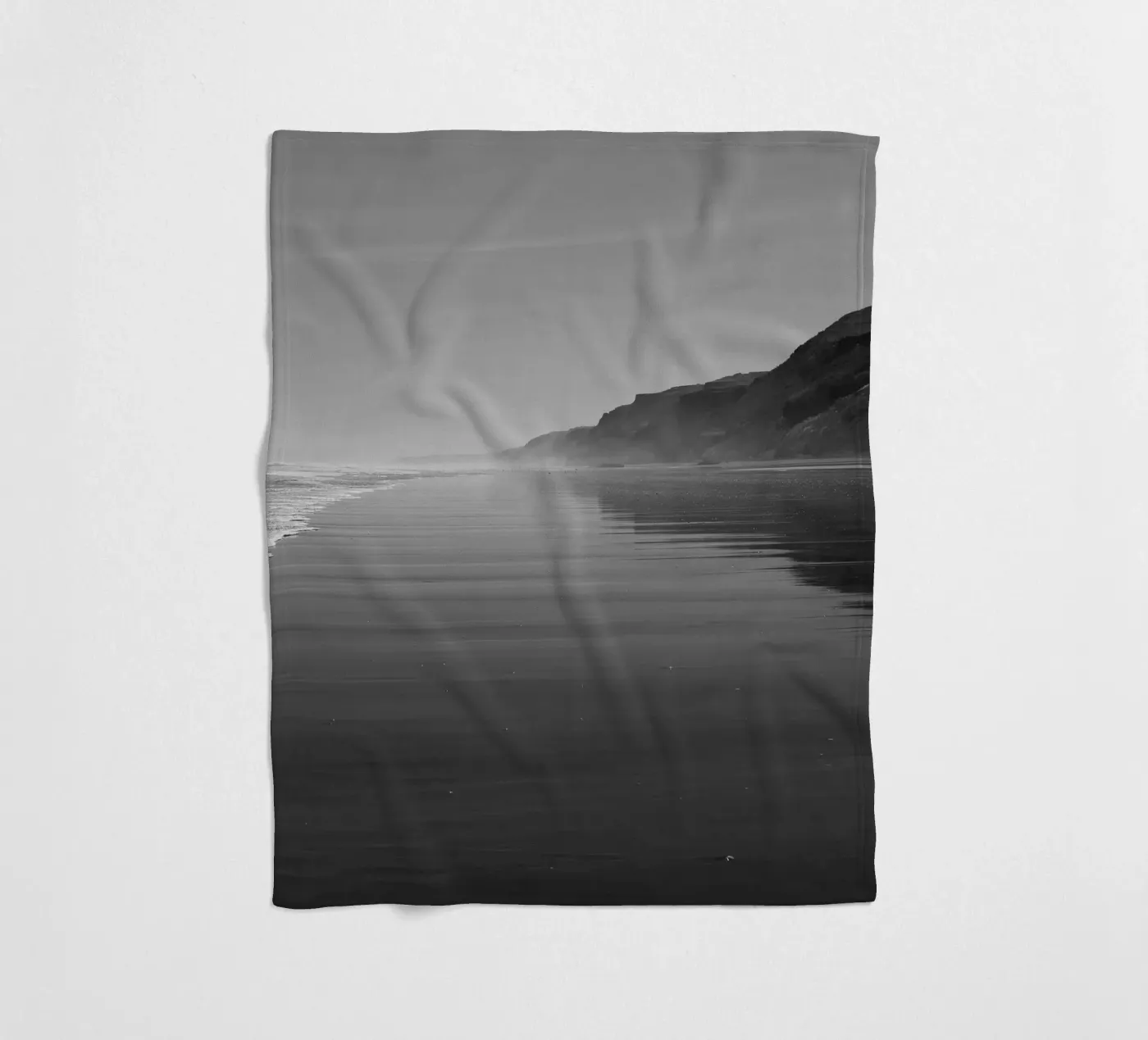 BEACH fleece blanket by BAWA
