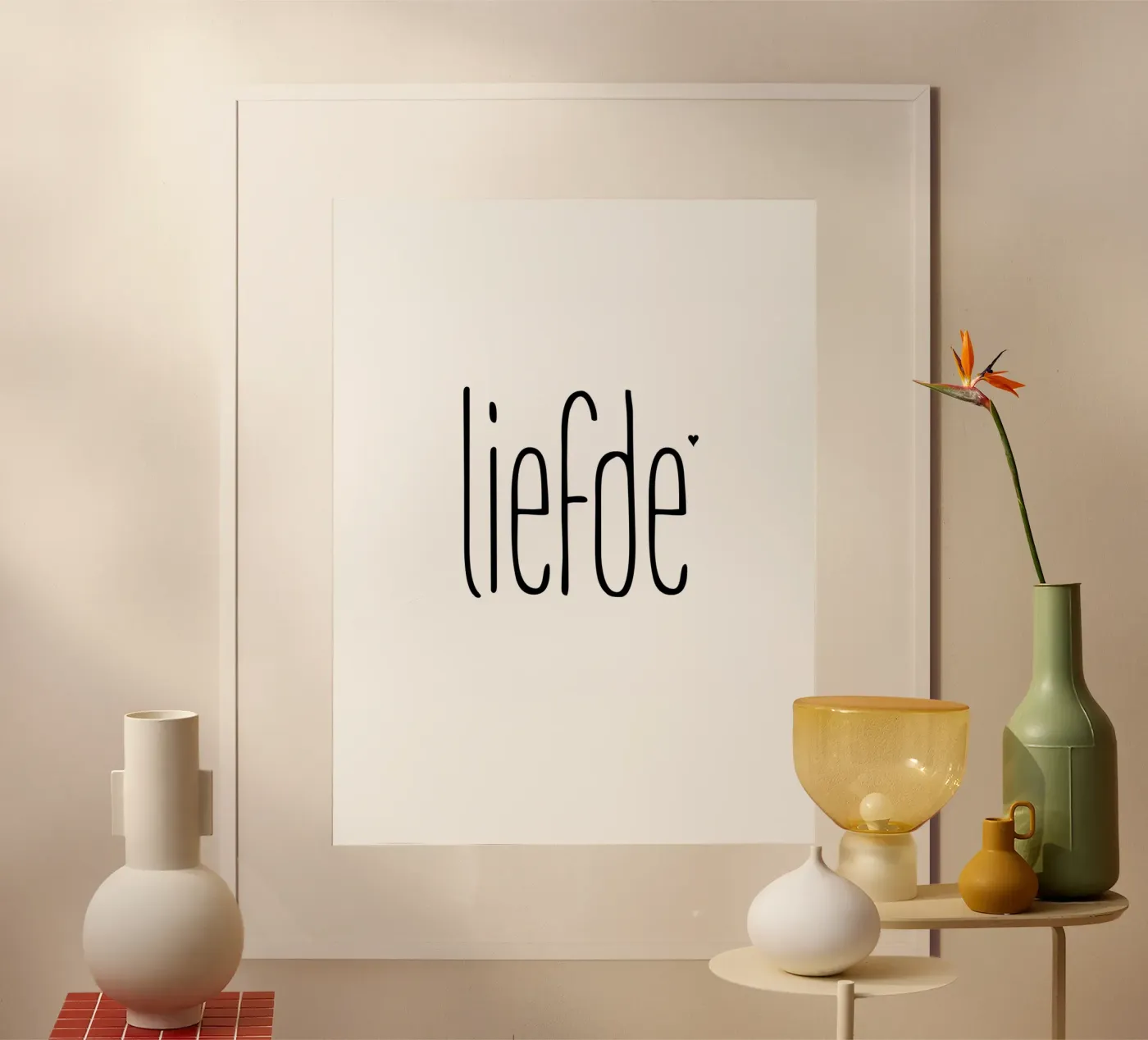 Liefde poster da typolover