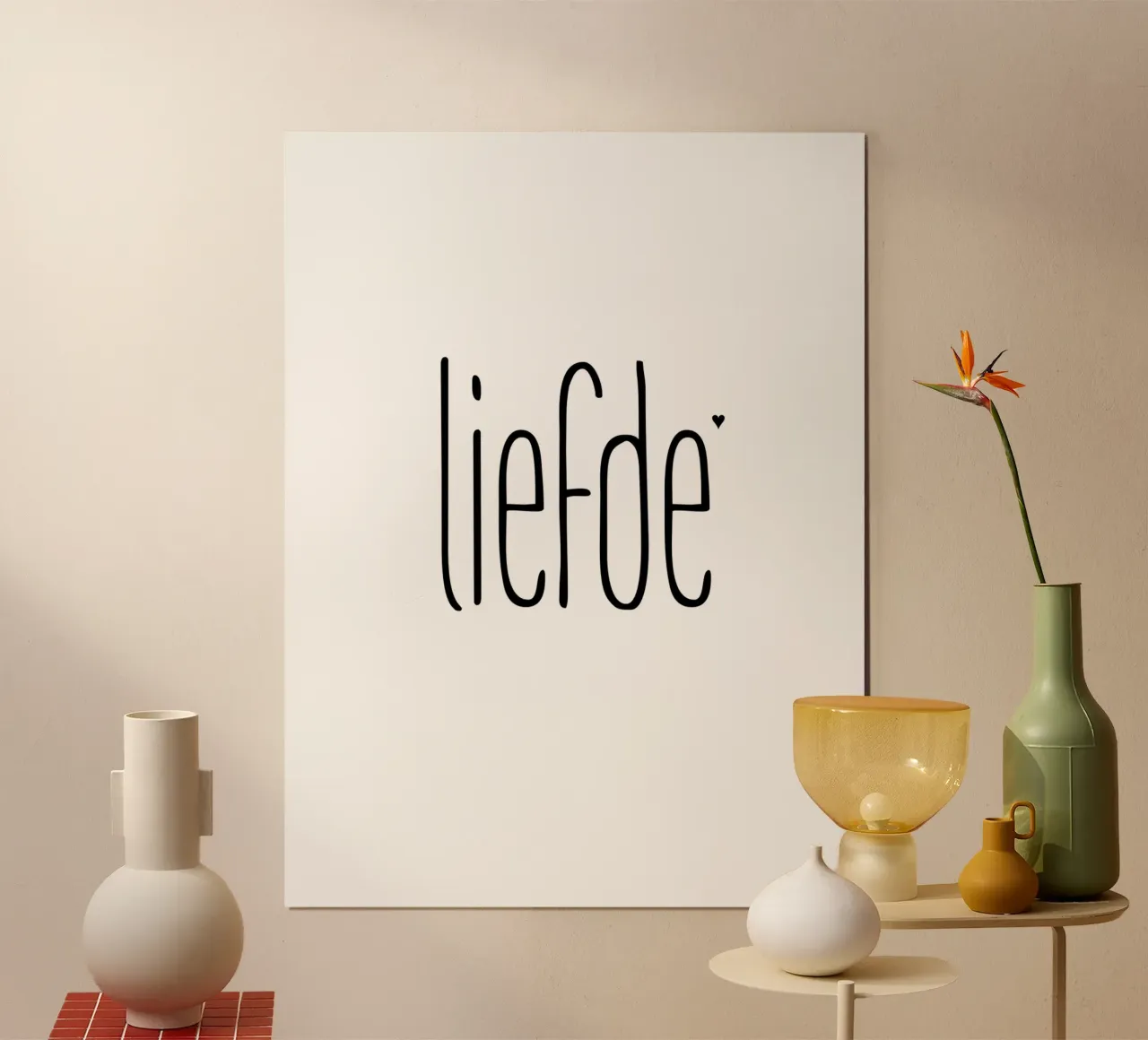 Liefde poster da typolover