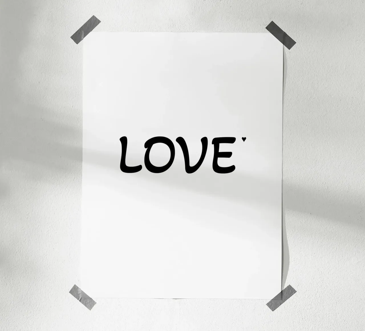 Love poster van typolover