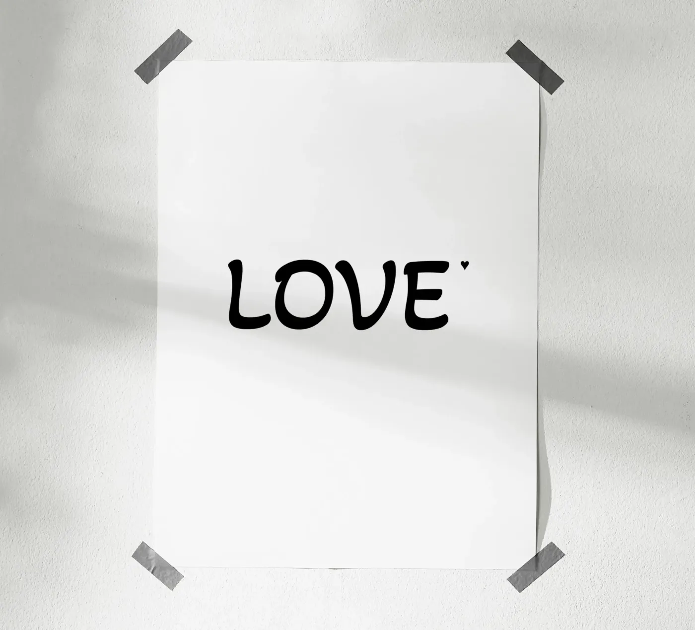 Love poster by typolover